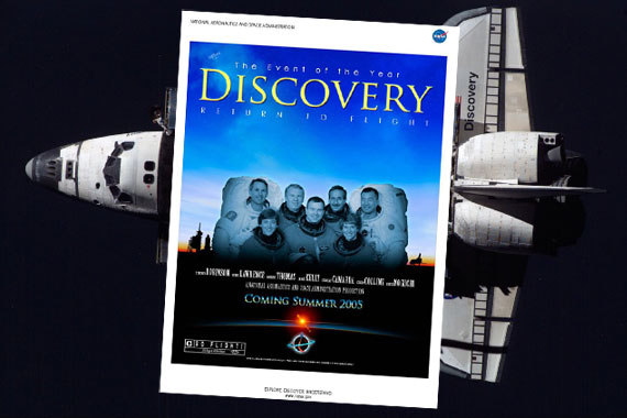 "Kino-Plakat" für die Mission STS-114