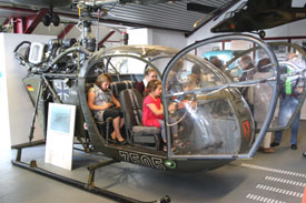 Bild von Zelle und Cockpit einer Alouette II
