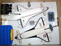 Bild des OV-101 in Modell-Transportkiste