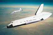 Bild vom Modell des Orbiter Vehicle OV-101 Enterprise