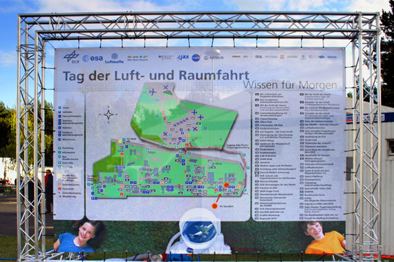 Lage- und Orientierungsplan des DLR zum TdLR