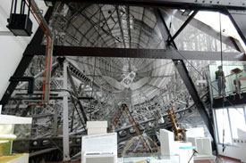 Bild vom Inneren der Ausstellungshalle