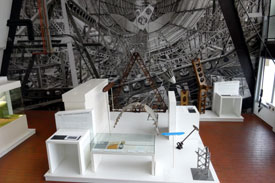 Bild vom Inneren der Ausstellungshalle