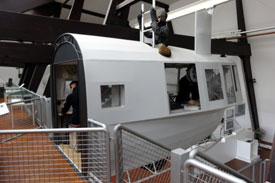 Bild vom Inneren der Ausstellungshalle