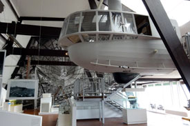 Bild vom Inneren der Ausstellungshalle