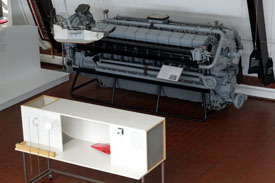 Bild vom Inneren der Ausstellungshalle