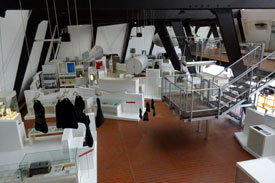 Bild vom Inneren der Ausstellungshalle