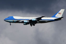 Ansicht von der Boeing 747-200B