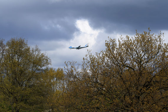 Ansicht von der Boeing 747-200B