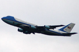 Ansicht von der Boeing 747-200B