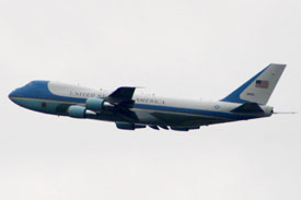 Ansicht von der Boeing 747-200B