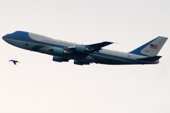 Ansicht von der Boeing 747-200B