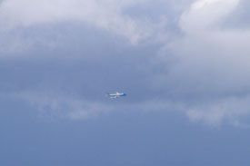 Ansicht von der Boeing 747-200B