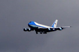 Ansicht von der Boeing 747-200B