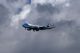 Ansicht von der Boeing 747-200B