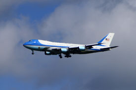 Ansicht von der Boeing 747-200B