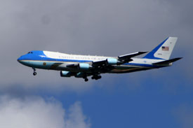 Ansicht von der Boeing 747-200B