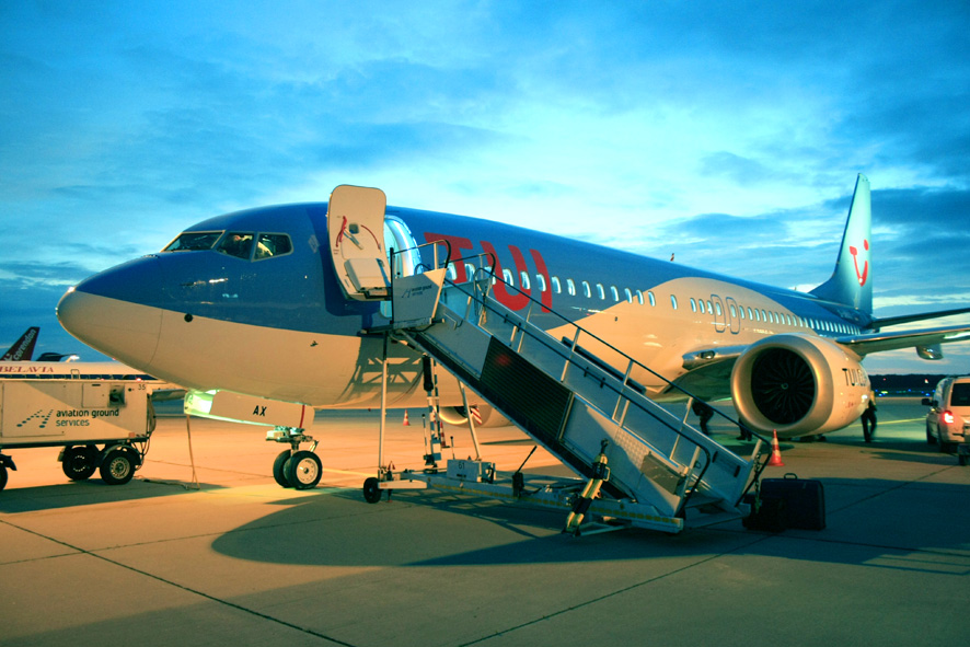 B737 mit Kennung "D-AMAX"