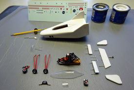 Foto von Modell-Bauteilen