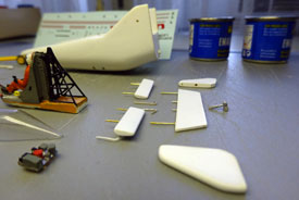 Foto von Modell-Bauteilen