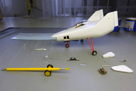 Foto von Modell-Bauteilen