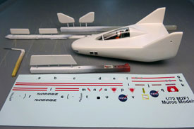Foto von lackierten Modell-Bauteilen