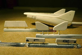 Foto vom Rumpf mit Steuerfl&auml;chen