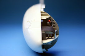 Foto von Bugbereich mit Cockpit