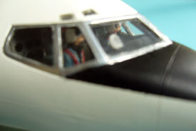 Foto von Cockpitfenstern