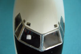 Foto von Cockpitfenstern