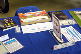 Foto vom Ausstellungstisch LuMu 2014