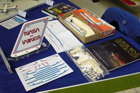 Foto vom Ausstellungstisch LuMu 2014