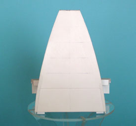 Der Tail Cone-Rohbau von unten