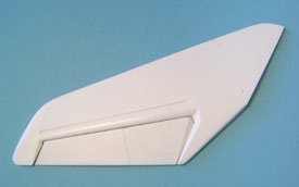 So exakt wird sich der Seitenruder-Rohling sp&auml;ter einf&uuml;gen