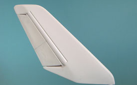 Das Seitenruder im Steuer- und SCA-Transportmodus