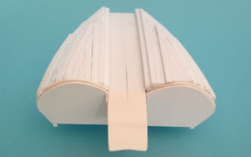 Noch sind die Wulstformen nur aufgesteckt