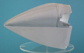 Der Tail Cone seitlich von rechts