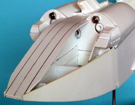 Vergr&ouml;&szlig;erung des Tail Cone-Rohbaus