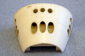 Foto von der RCS-Bugsektion