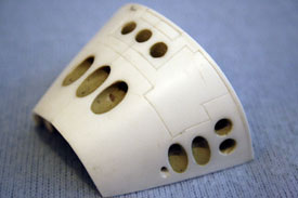 Foto von der RCS-Bugsektion