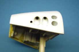 Foto von der RCS-Bugsektion