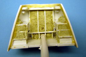 Foto von der RCS-Bugsektion