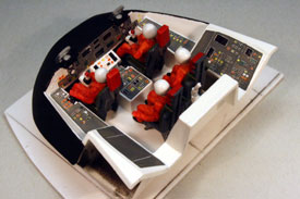 Foto vom Flugdeck-Bauteil