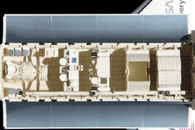 Foto vom Modell in Orbitkonfiguration