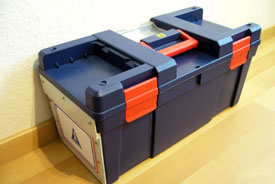 Foto von der Transportbox