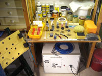 Bild der wichtigsten Arbeitsmittel und Materialien