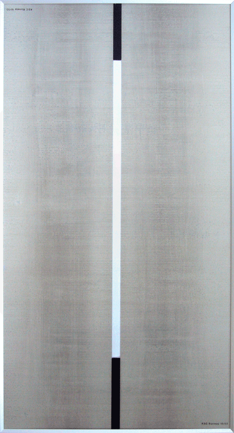 Bild der Dioramaplatte "KSC Runway 18/33"