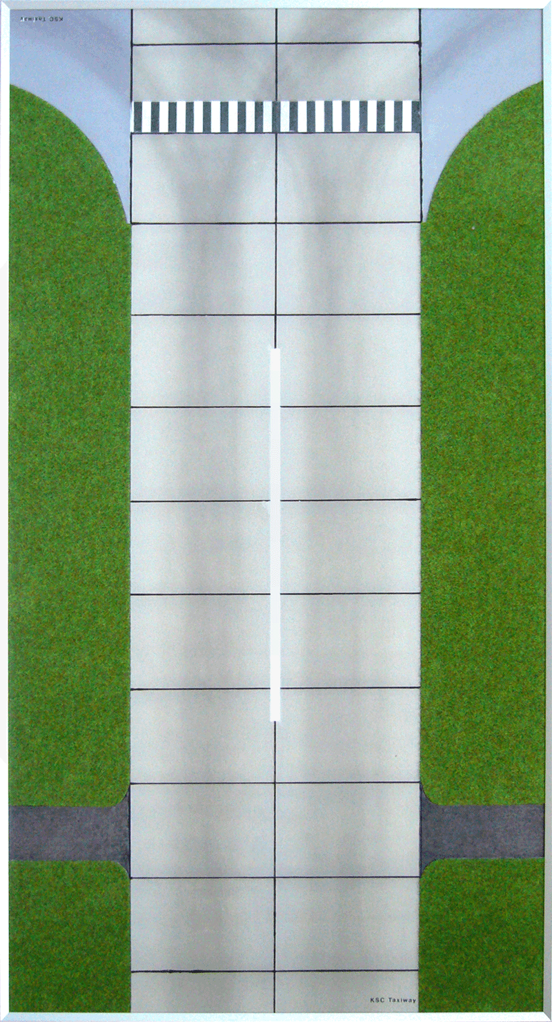 Bild der Dioramaplatte "KSC Taxiway"