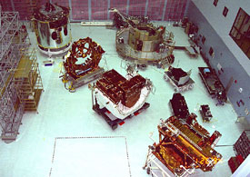 Das HST vor dem Zusammenbau