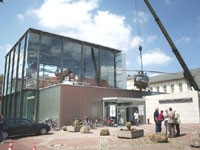 Neuer Blickfang des Museums: Die "Voliere"